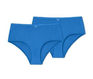 2x modrá