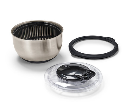 Odstředivka na salát z ušlechtilé oceli s víkem