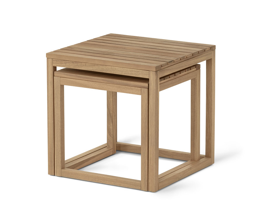 Sada 2 odkládacích stolků »Lenja« z akáciového dřeva.