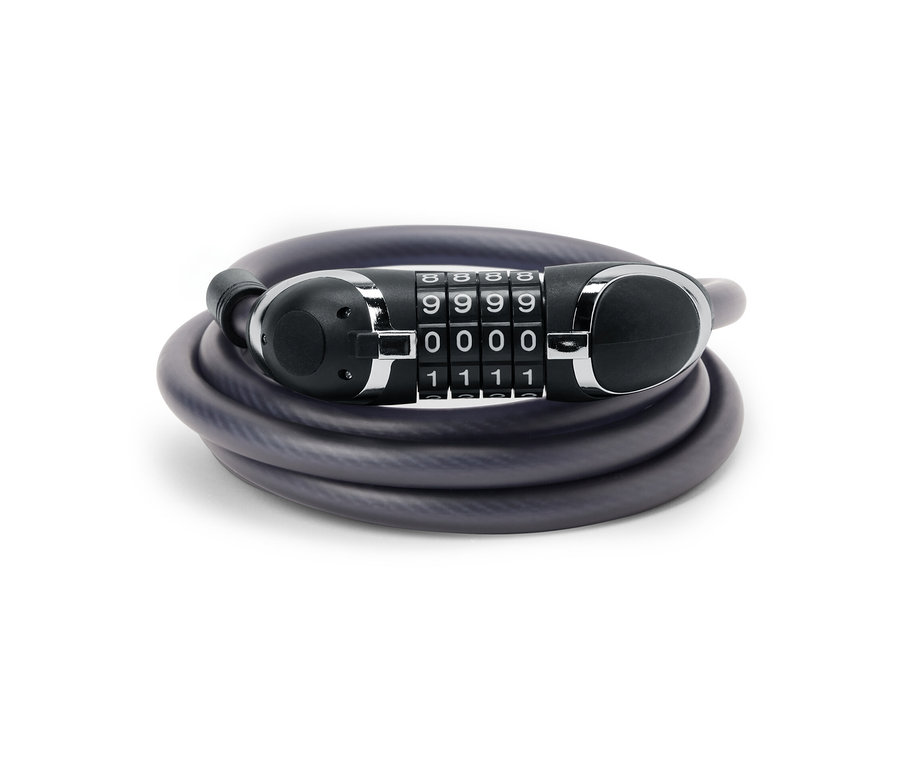 Stočený ocelový kabelový zámek Extra dlouhý univerzální.