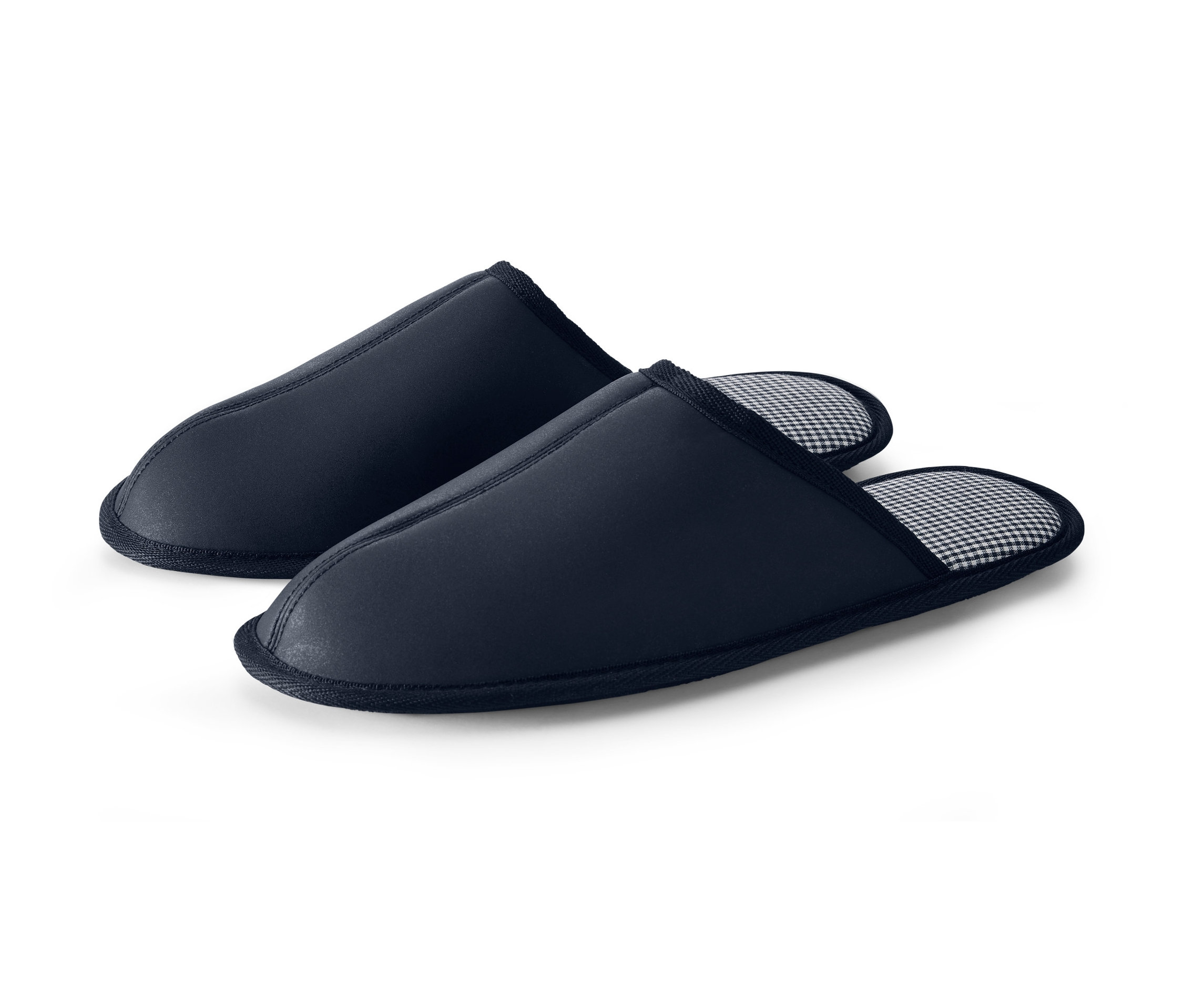 Dva modré pantofle.