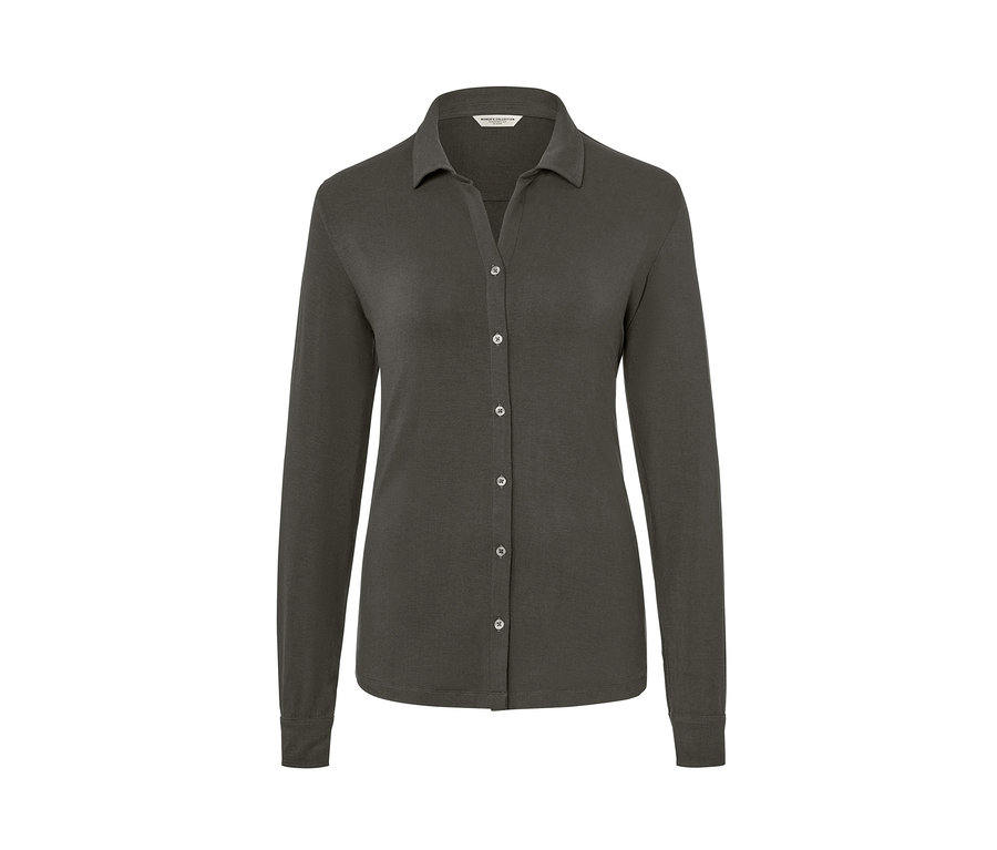 Halenkové triko s knoflíkovou légou.