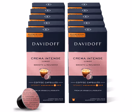 Balení kapslí DAVIDOFF CAFÉ Crema Intense.
