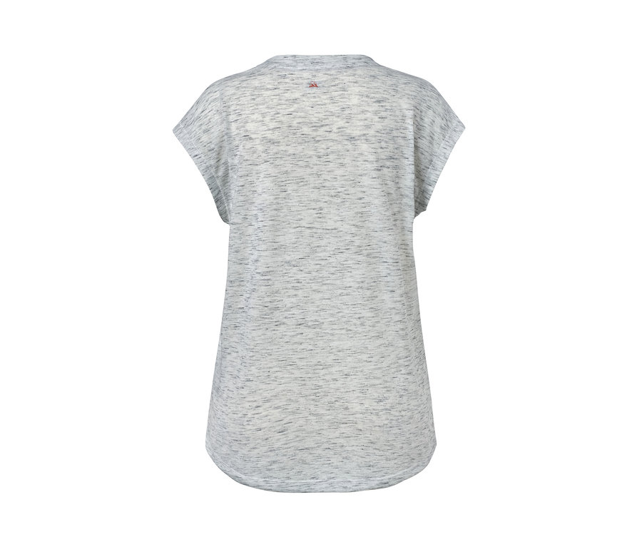 Béžové melírované sportovní tričko.