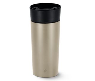 Hrnek: šampaň<br>Víčko: černé