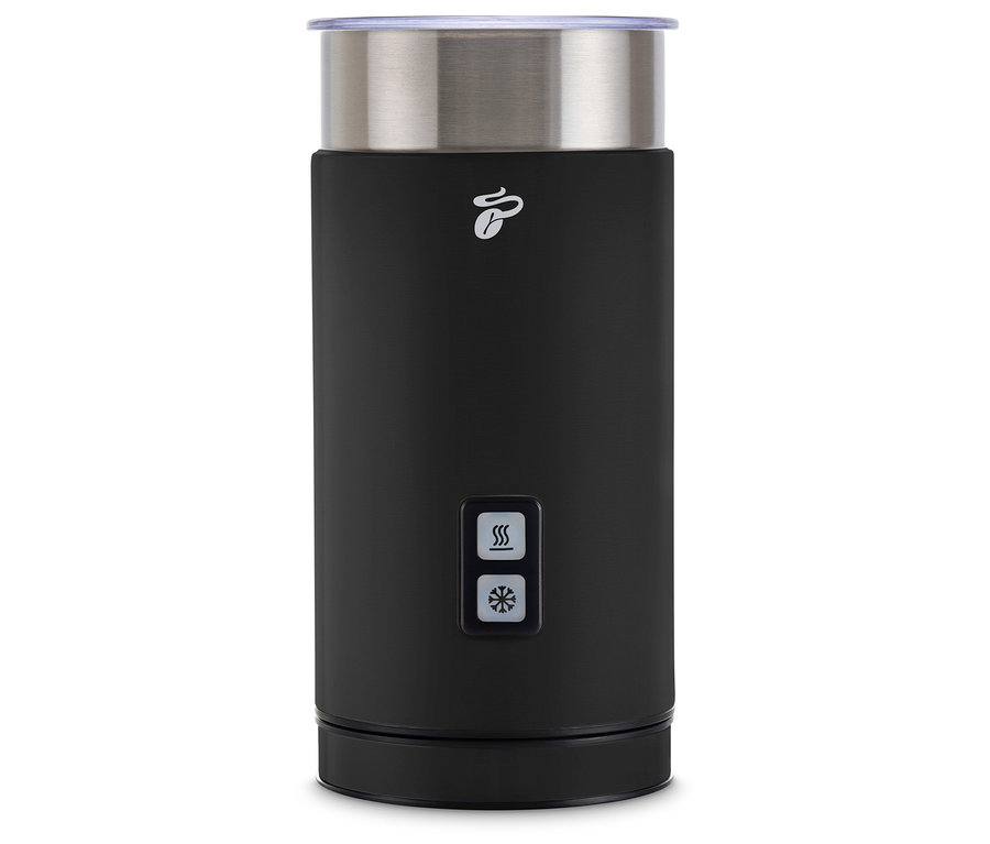 Elektrický napěňovač mléka, černý