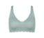 Detail měkké podprsenky sloggi ZERO Feel Bliss Soft Bra v barvě misty turquoise.