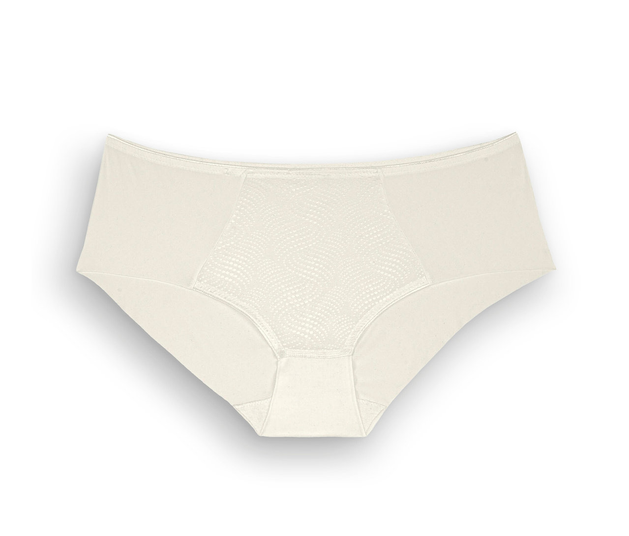 Vanilkové zmenšující bokové kalhotky Triumph Essential »Minimizer Hipster X«.
