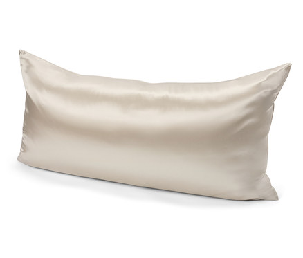 Povlak na polštář s hedvábím, cca 80 x 40 cm