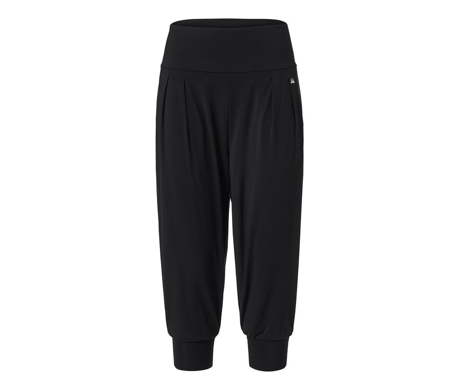 Černé 3/4 kalhoty na jógu.