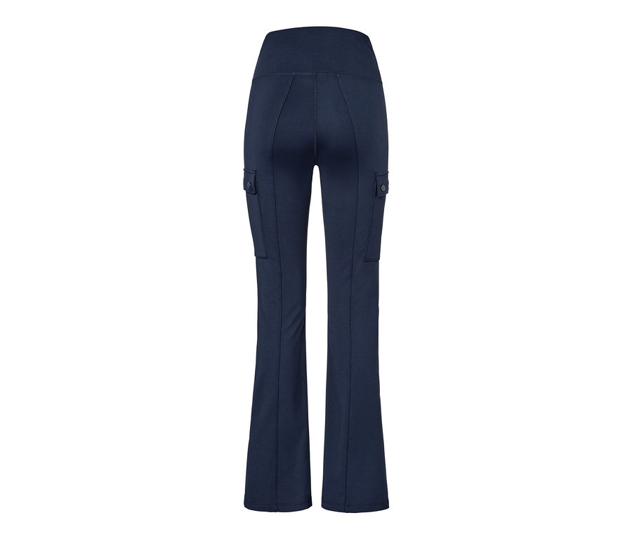 Tmavě modré termokalhoty jazzpants zezadu.