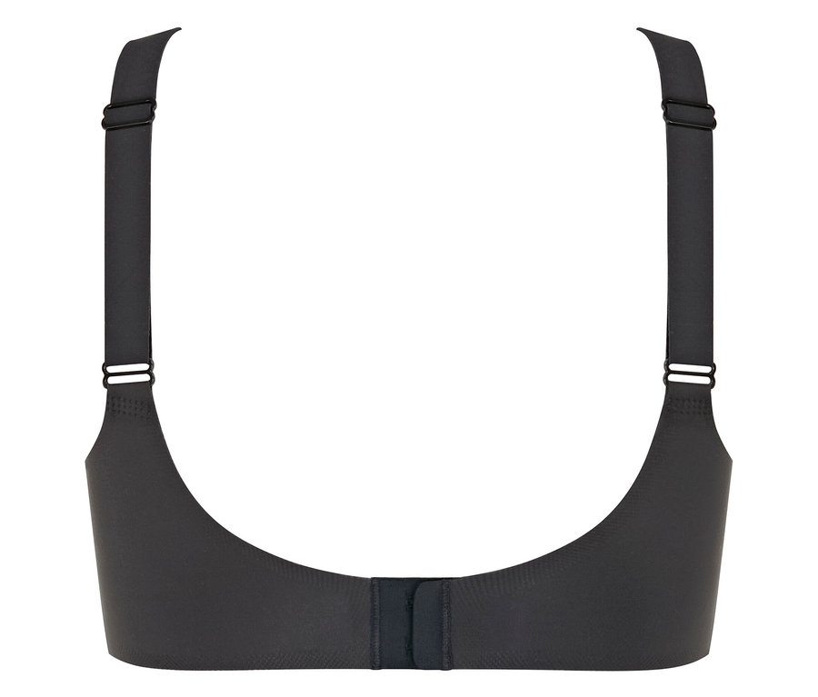 Černá podprsenka sloggi ZERO Feel 2.0 Soft Bra zezadu.