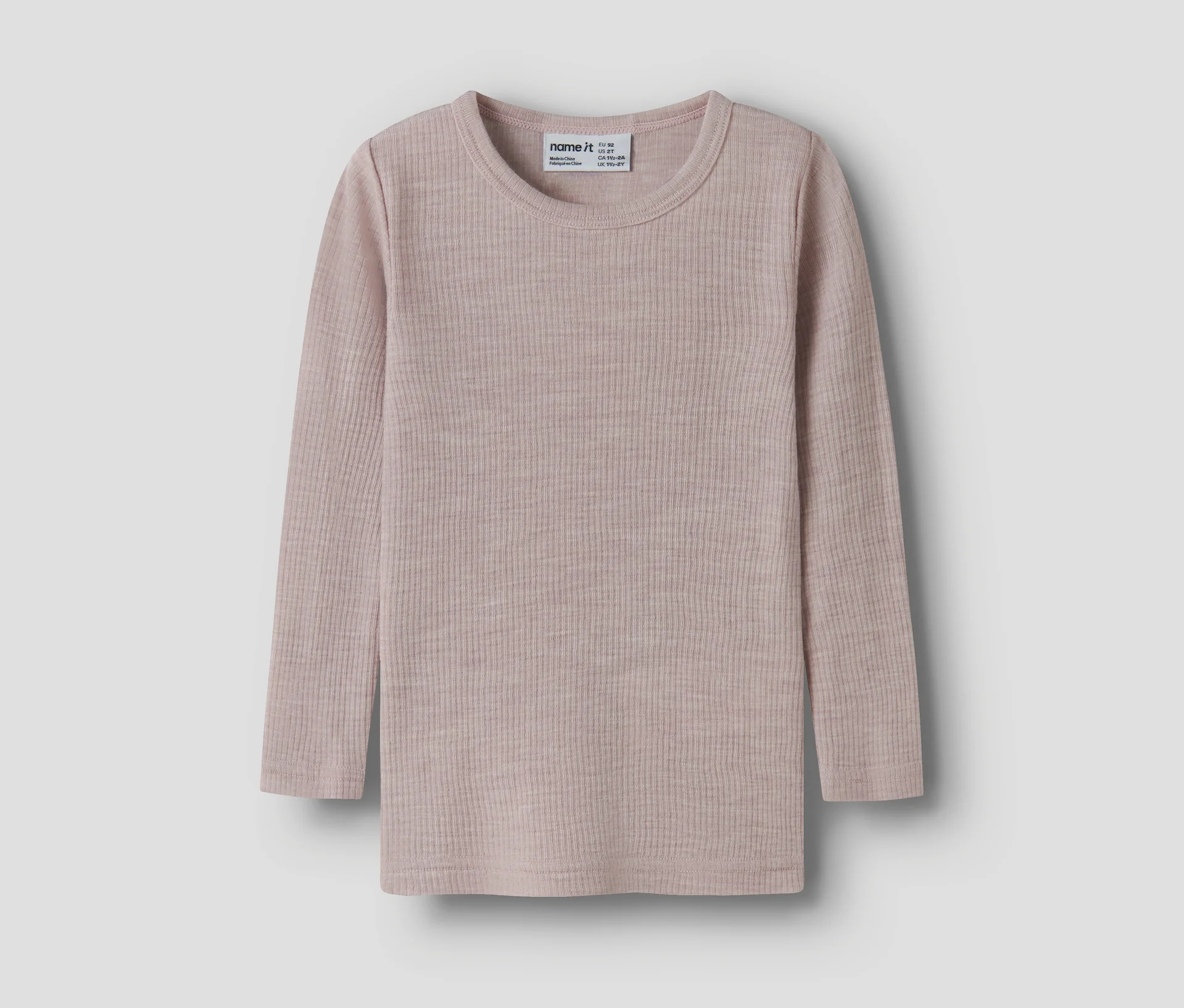 Tchibo - Dětské triko s dlouhým rukávem z vlny merino Name IT - Baby - vel. 92