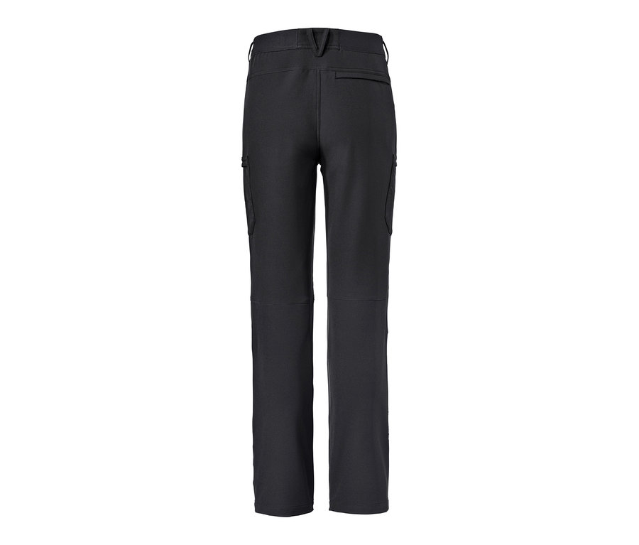 Černé termokalhoty zezadu.