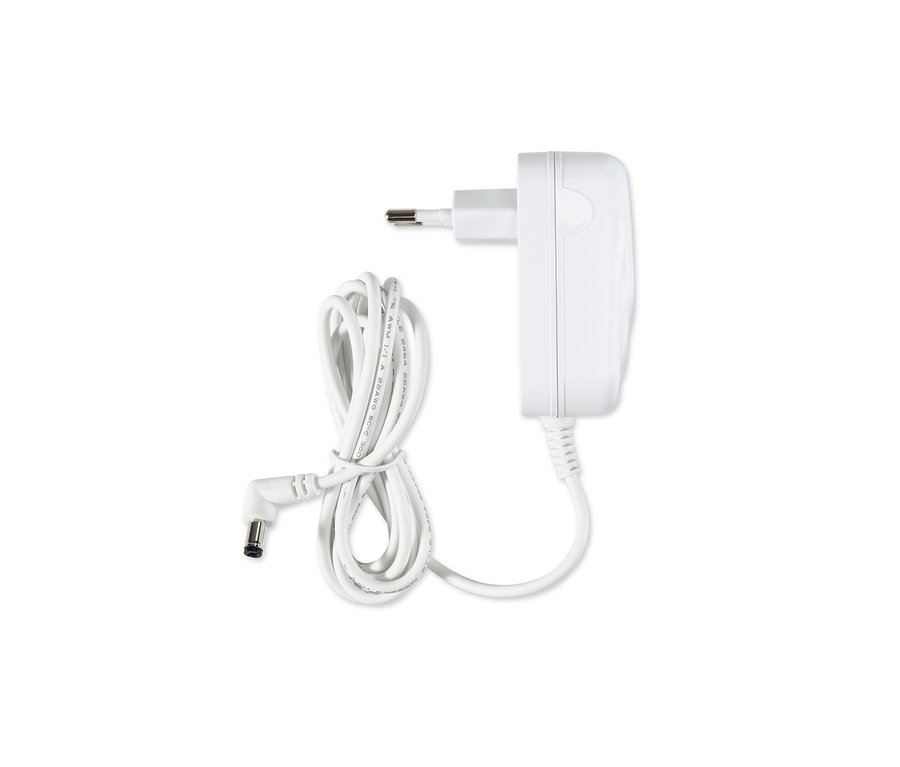 Bílá sada airbrush na dorty a cukroví s kabelem a adaptérem.