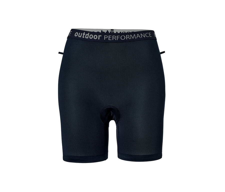 Tmavomodré cyklistické spodky »Pro« zepředu.