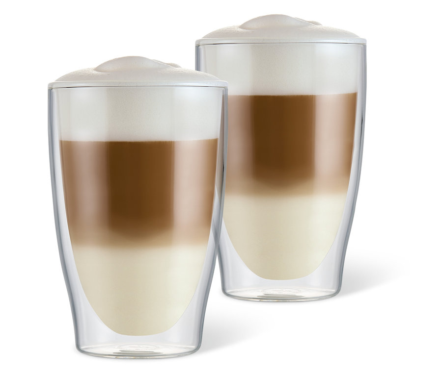 2 dvoustěnné sklenice na Latte Macchiato