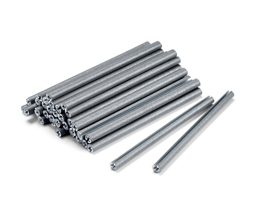 Sada 36 reflexních prvků na paprsky kola. 