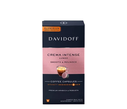 Balení kapslí DAVIDOFF CAFÉ Crema Intense.