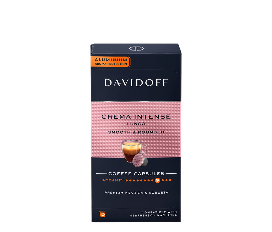 Balení kapslí DAVIDOFF CAFÉ Crema Intense.