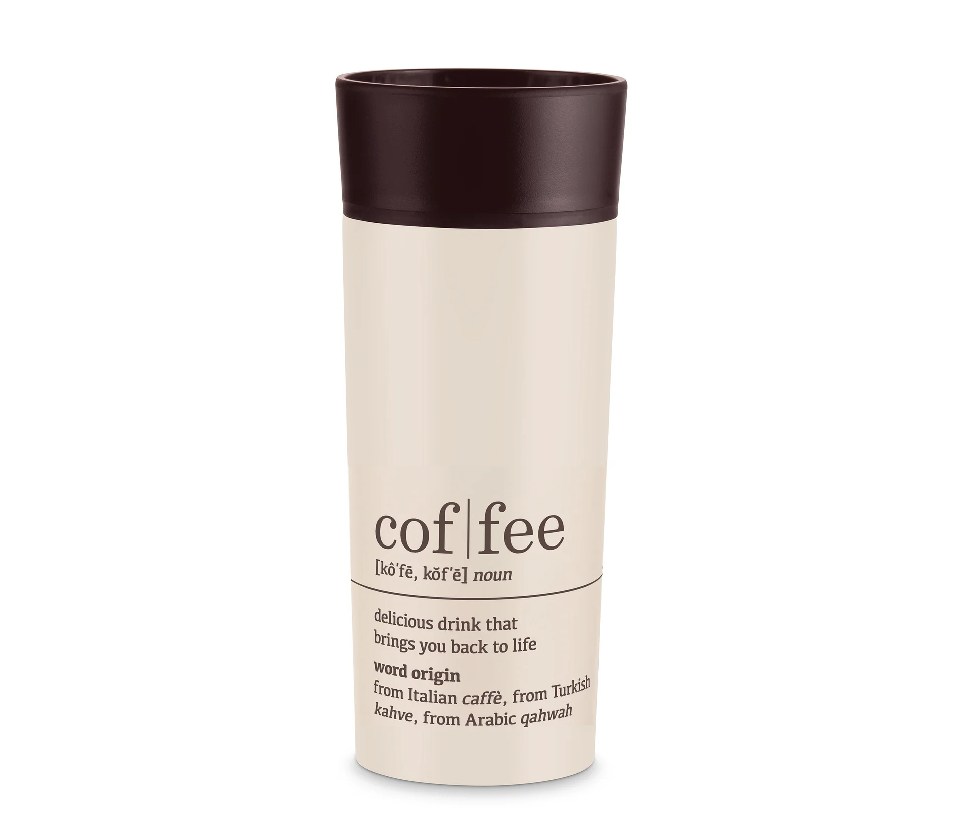 Cestovní hrnek na kávu, Coffee Dictionary