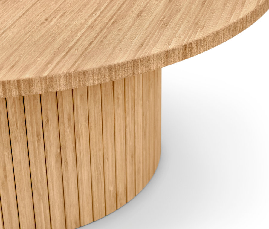 Detail kulatého konferenčního stolku, 80 cm.