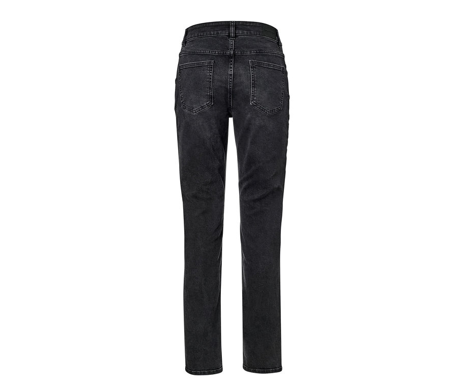 Zadní strana černých džínů slim-fit »Emma«.