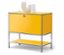 Kovová odkládací skříňka »CN3« s 1 výklopnými dvířky, žlutá - /img/ggQHjNHS/64/image.jpeg