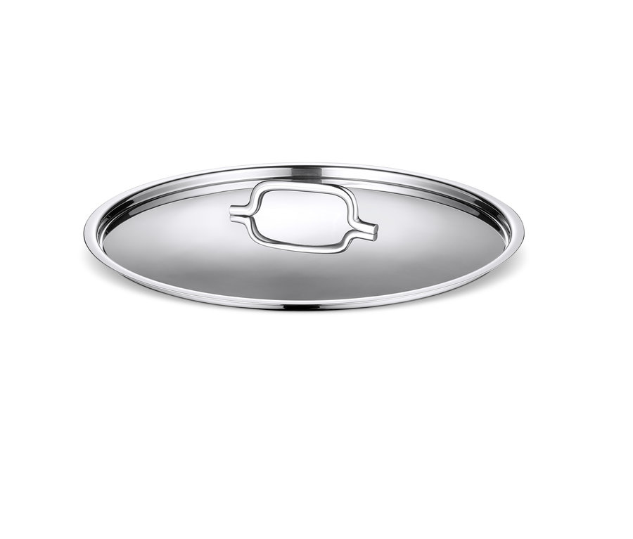 Víko hrnce XL z ušlechtilé oceli.