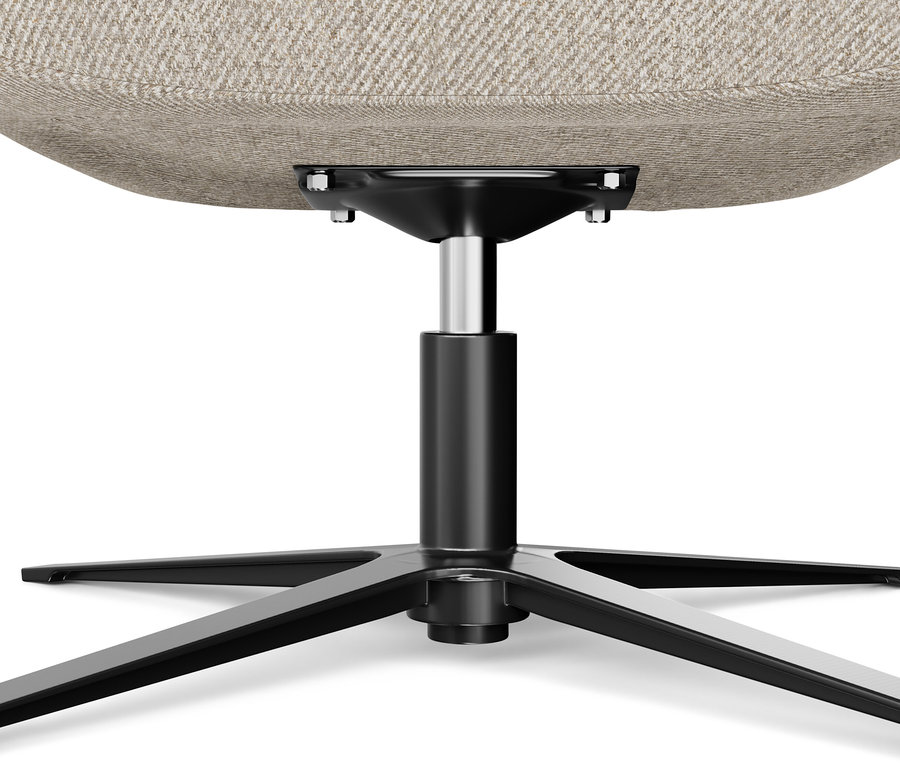 Detail otočného křesla.