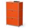 Kovová komoda »CN3« se 3 výklopnými dvířky, oranžová - /img/ggQnz903/64/image.jpeg