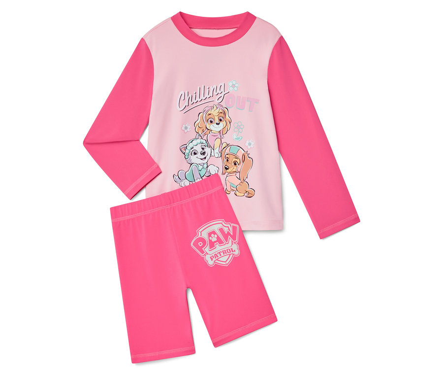 Růžové pyžamo Tlapková patrola se Skye, Everest a Marshallem