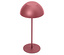 Bateriová stolní lampa s LED, červená