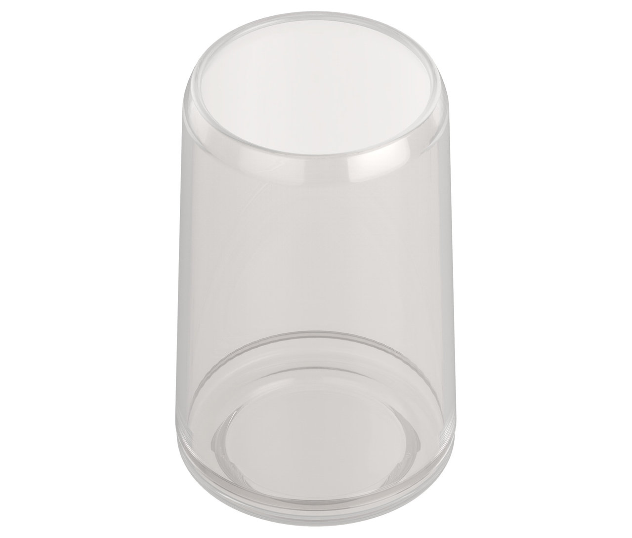 Průhledná nádoba.