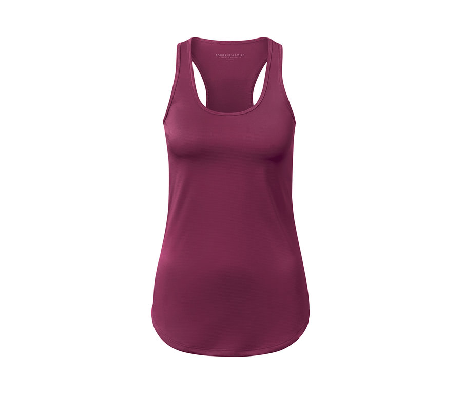 Růžové sportovní tričko s krátkým rukávem 2 v 1.