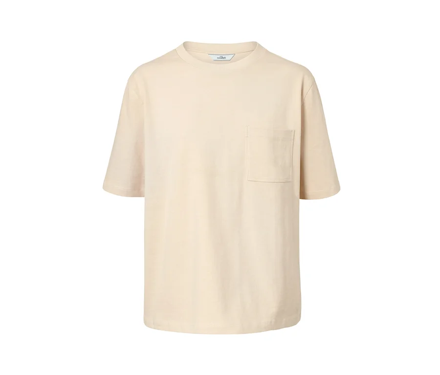 Pískové triko ve stylu oversized.
