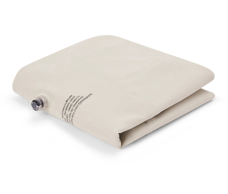 Béžový skládaný obal s ventilem.