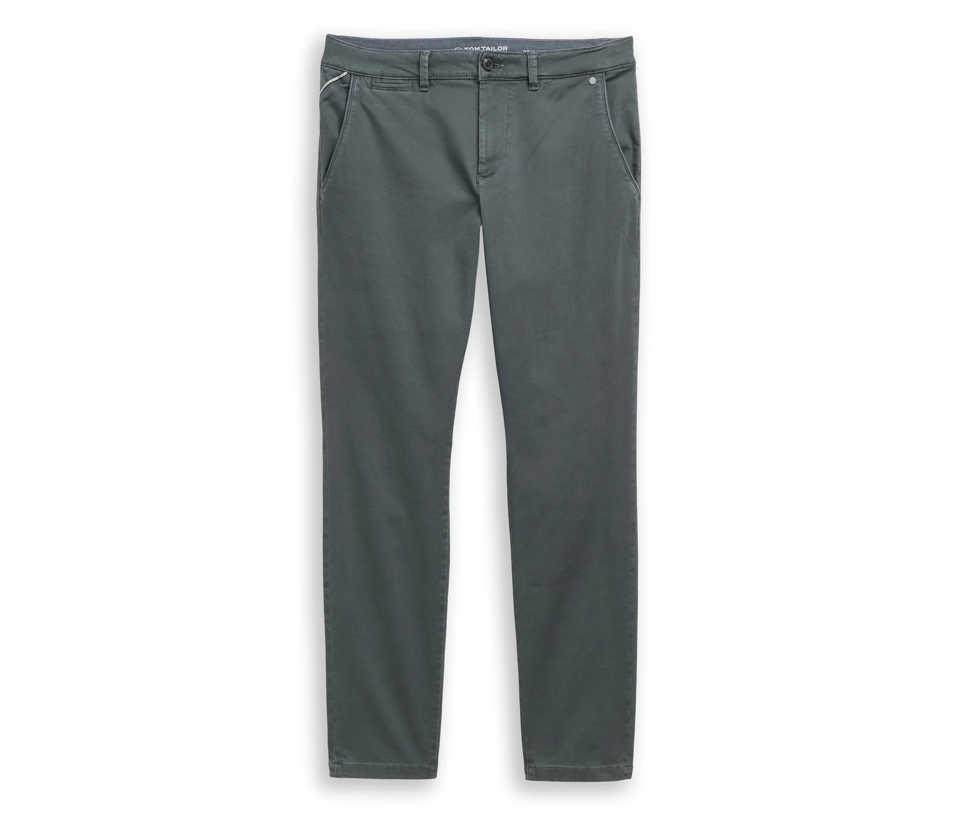 Kalhoty slim chino Tom Tailor »Ttsimon« - vel. 36/32 - barva: olivgrün