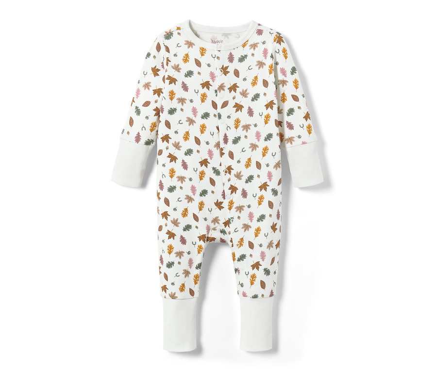 Dětské pyžamo s celoplošným potiskem listů, 3 ks