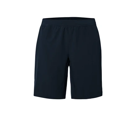 Tmavě modré sportovní šortky.