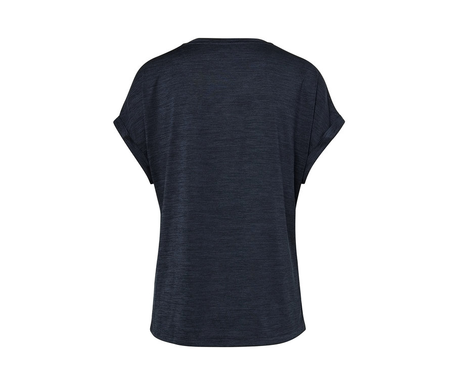 Modré funkční tričko.