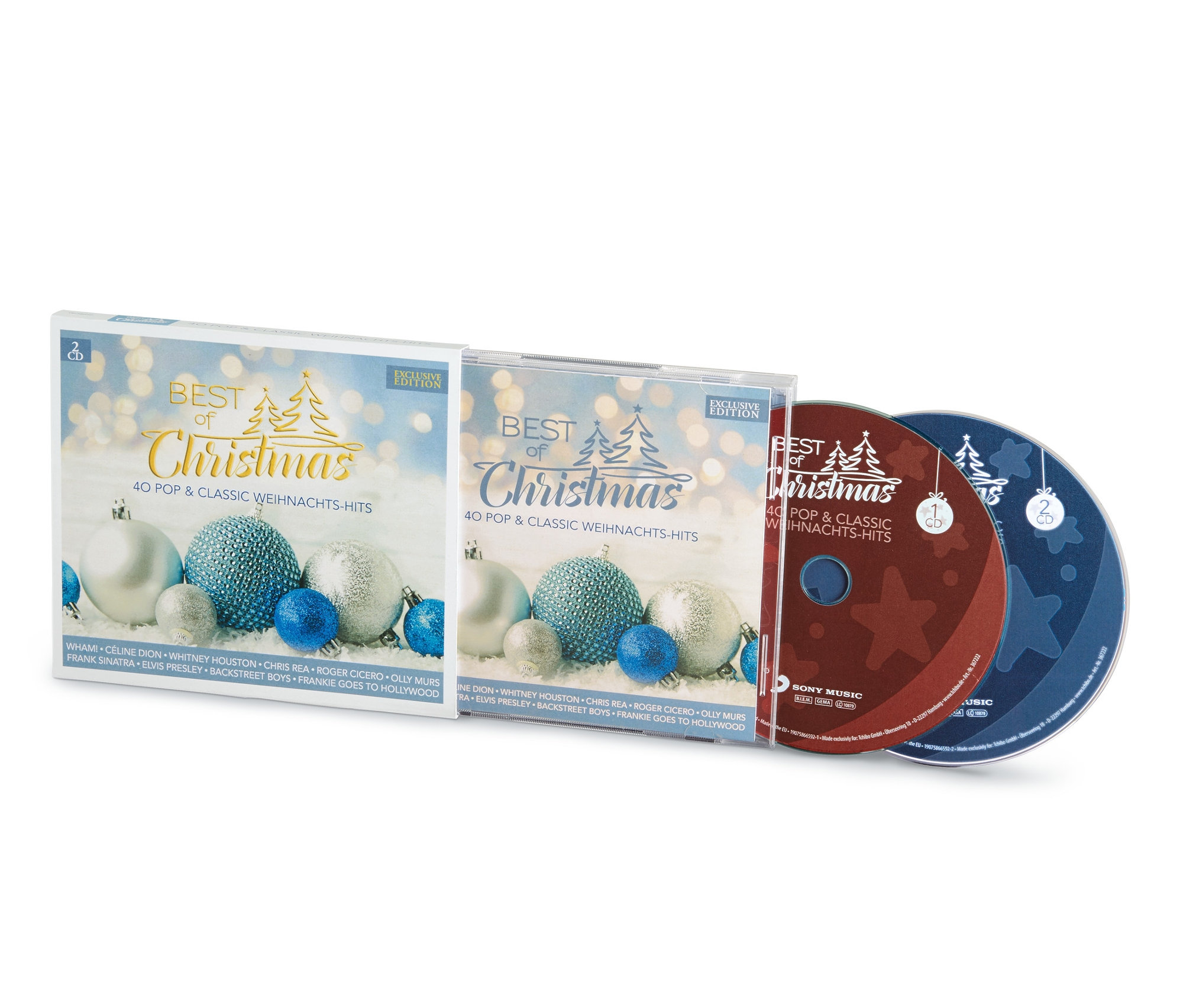 Dvě CD »Best of Christmas 2018«.