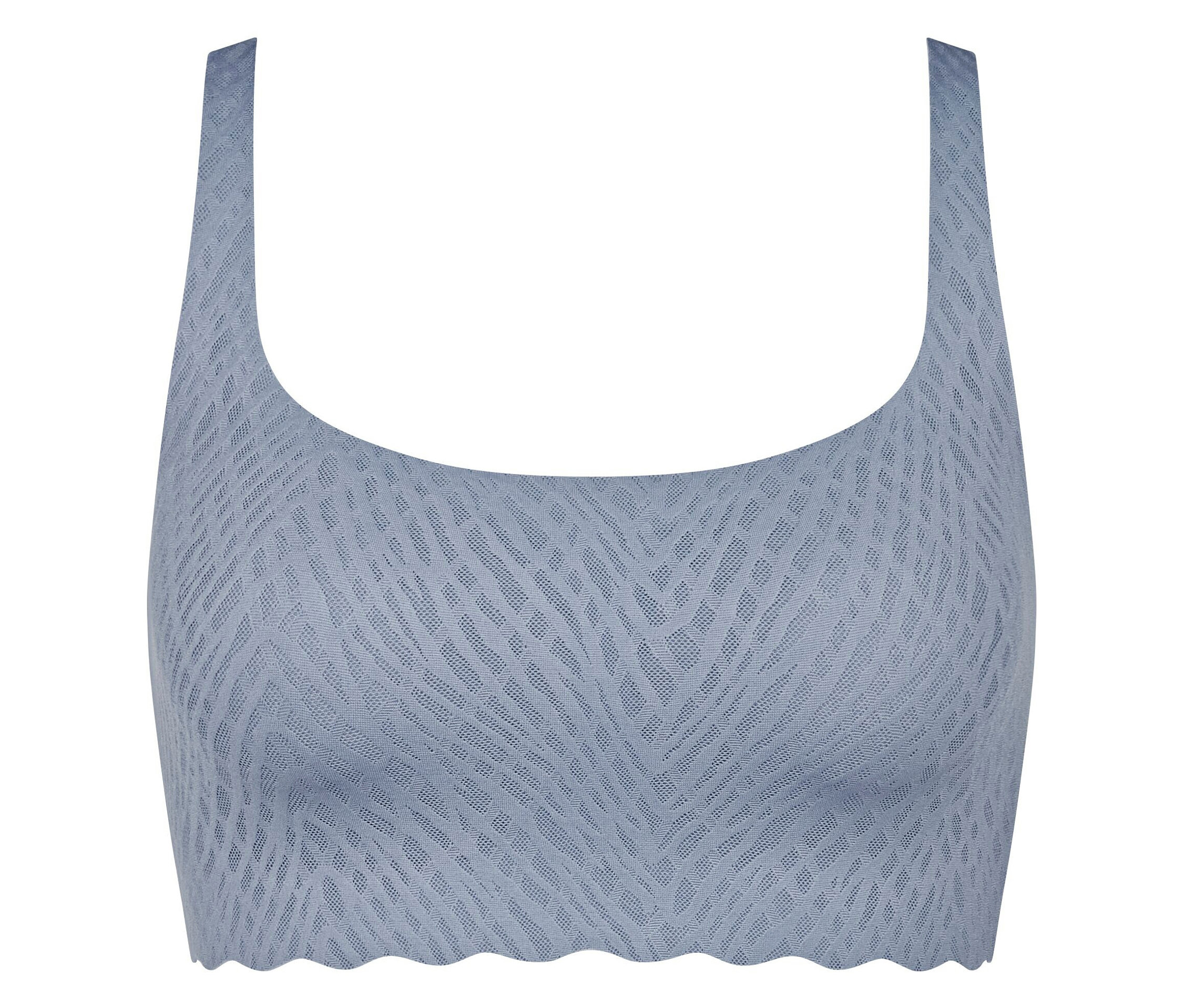 Modrošedý top Sloggi ZERO Feel Bliss.