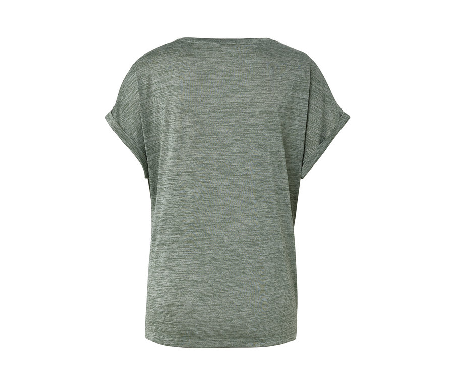 Khaki funkční tričko.