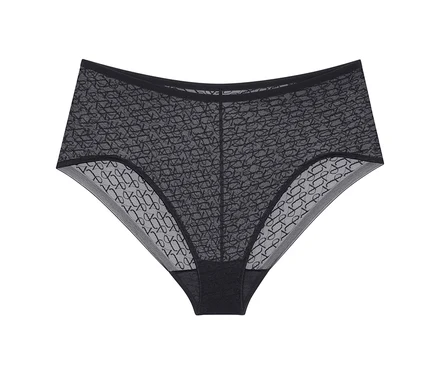 Cerné maxi kalhotky Triumph Signature Sheer Maxi EX.