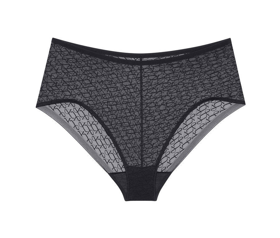 Cerné maxi kalhotky Triumph Signature Sheer Maxi EX.