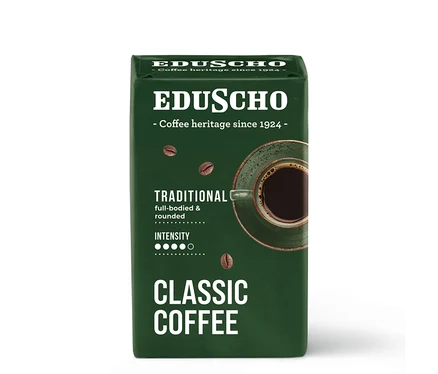 Balení mleté kávy EDU Classic Traditional 250 g.