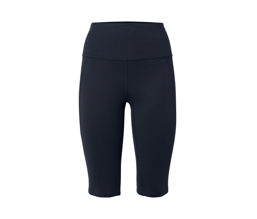 Tmavě modré sportovní cyklistické šortky.