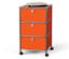 Kovový kontejner na kolečkách »CN3« se 3 zásuvkami, oranžová - /img/gggXjsHK/64/image.jpeg