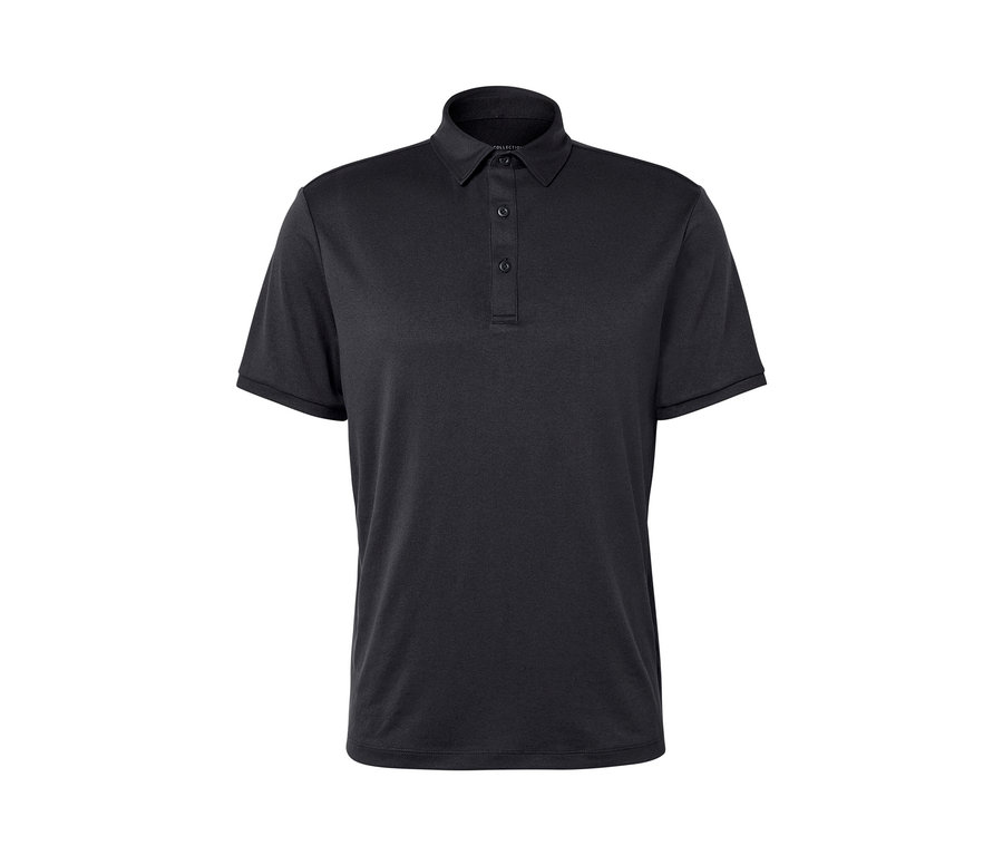 Antracitová funkční polokošile s krátkým rukávem.